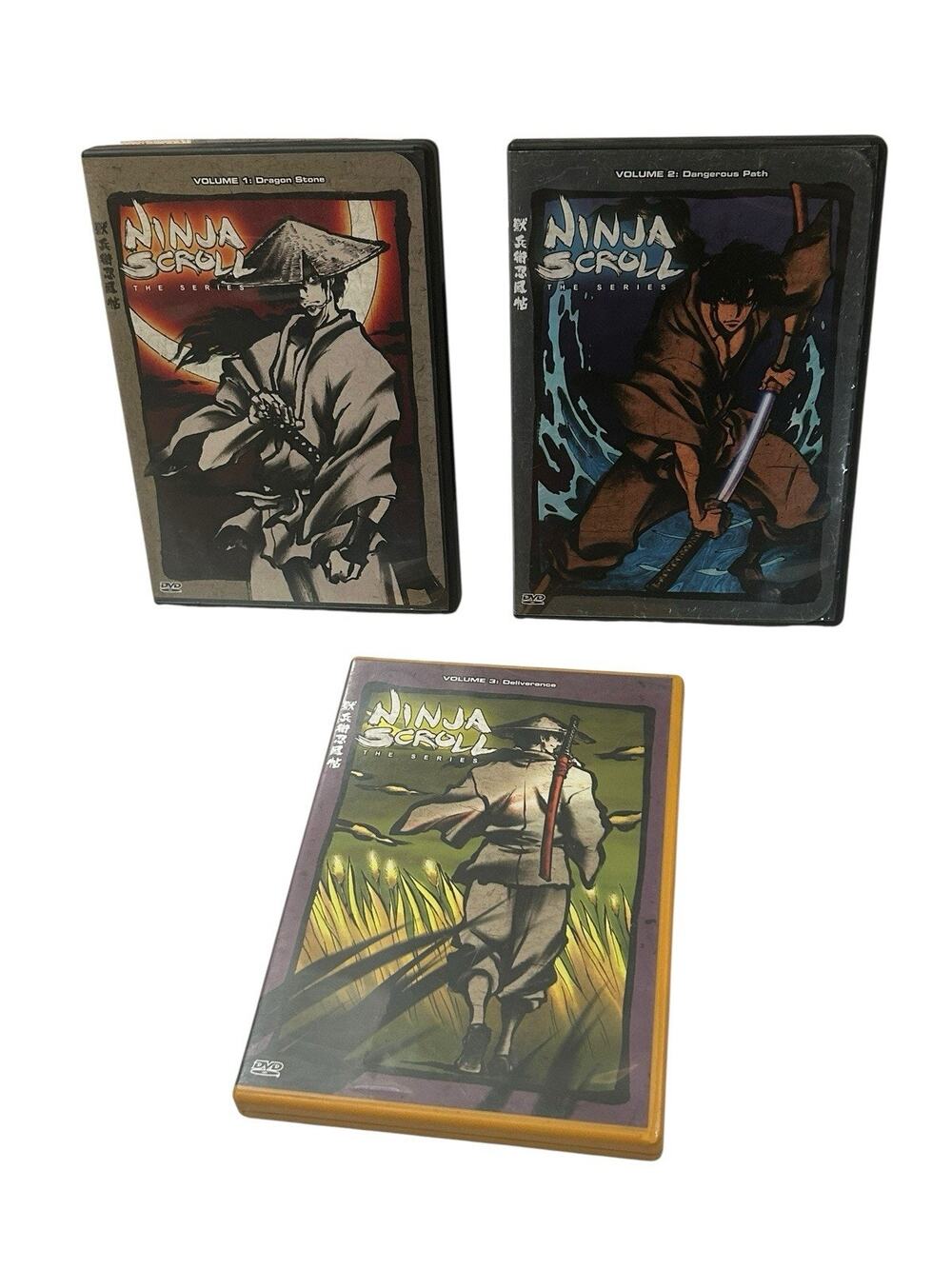 Ninja Scroll: The Series - Vol. 1:, 2:, & 3:, Dragon Stone (DVD, 2003)